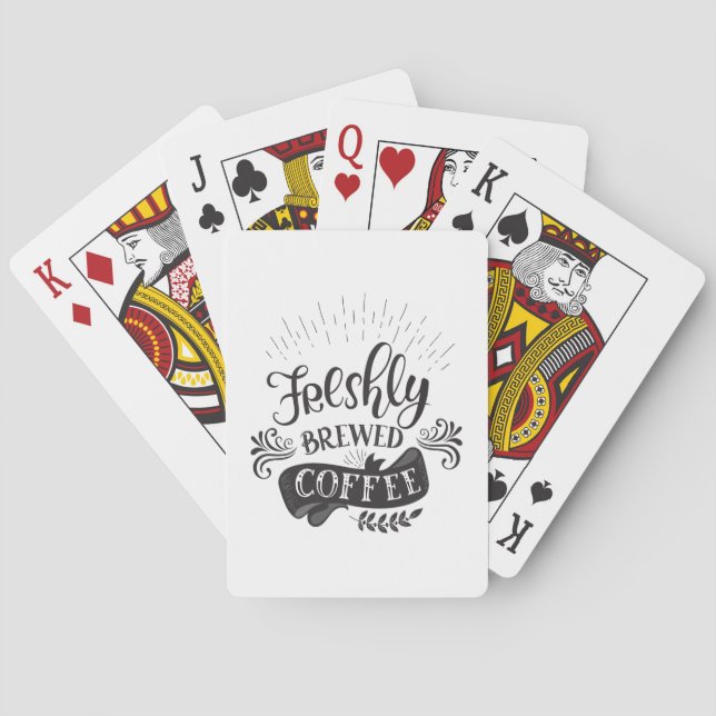 Jeu De Cartes Café fraîchement moulu (dos)