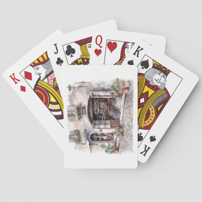 Jeu De Cartes Café Italien Playing Cards (dos)