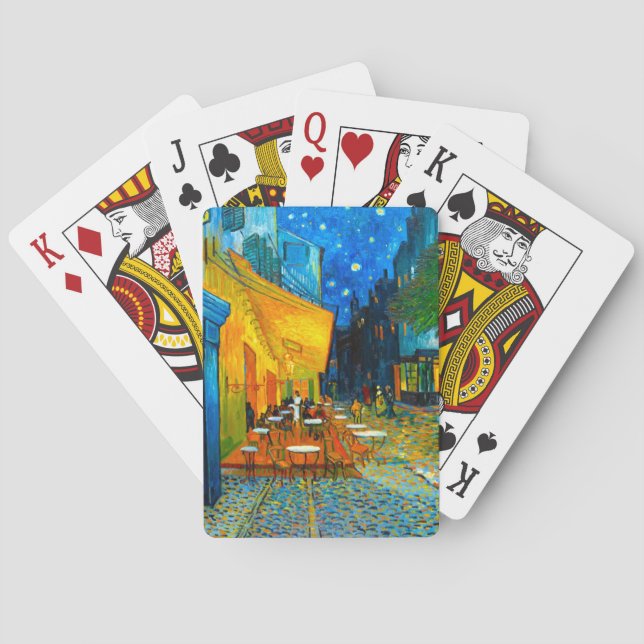 Jeu De Cartes Café Van Gogh Terrasse en soirée (dos)