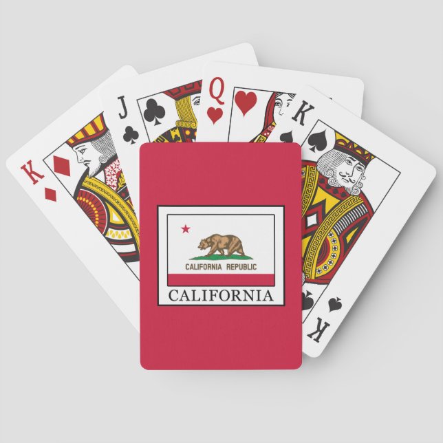 Jeu De Cartes Californie (dos)