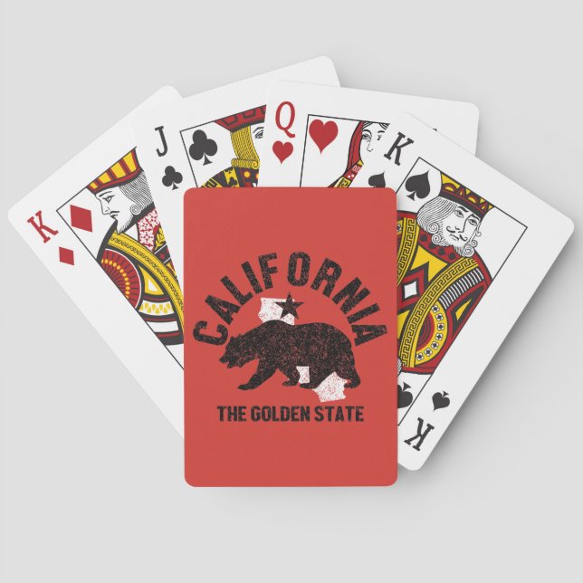 Jeu De Cartes Californie vintage (dos)