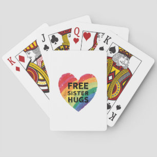 Jeu De Cartes Câlins de sœur gratuits LGBT Gay Lesbienne Mois de