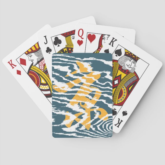 Jeu De Cartes Calligraphie asiatique très Cool (dos)