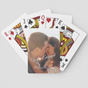 Jeu De Cartes Calligraphie de Fiançailles photo moderne personna