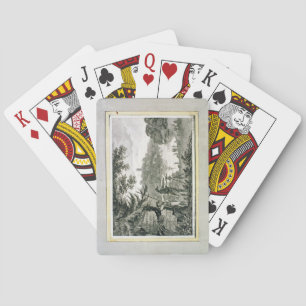 Jeu De Cartes Calling card of Humphrey Repton, gravée par Thoma