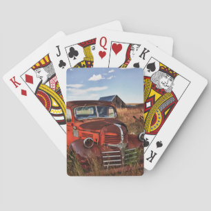 Jeu De Cartes Camion orange de rouillement de Dodge avec la