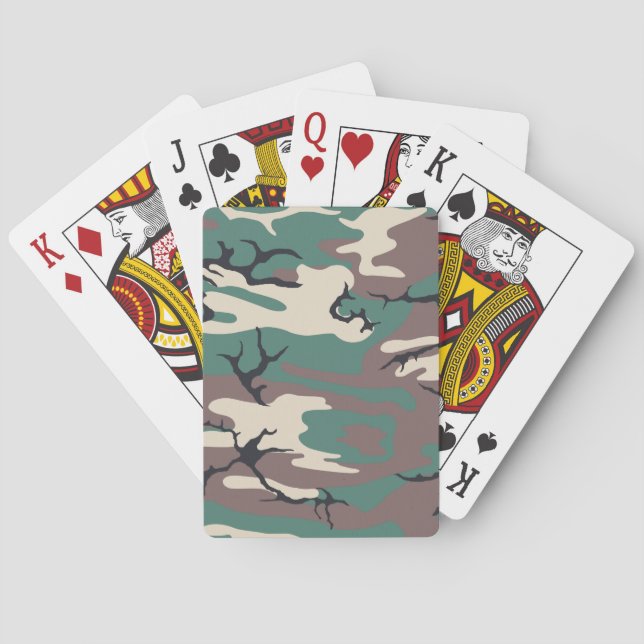 Jeu De Cartes Camo (dos)