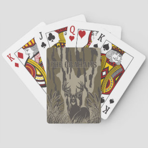 Jeu De Cartes Camo de fond de vallée pour la chasse au cerf de V