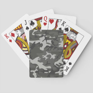 Jeu De Cartes Camouflage de l'armée grise