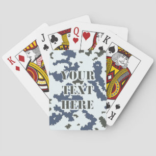 Jeu De Cartes Camouflage d'hiver