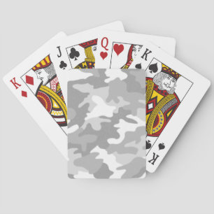 Jeu De Cartes Camouflage gris