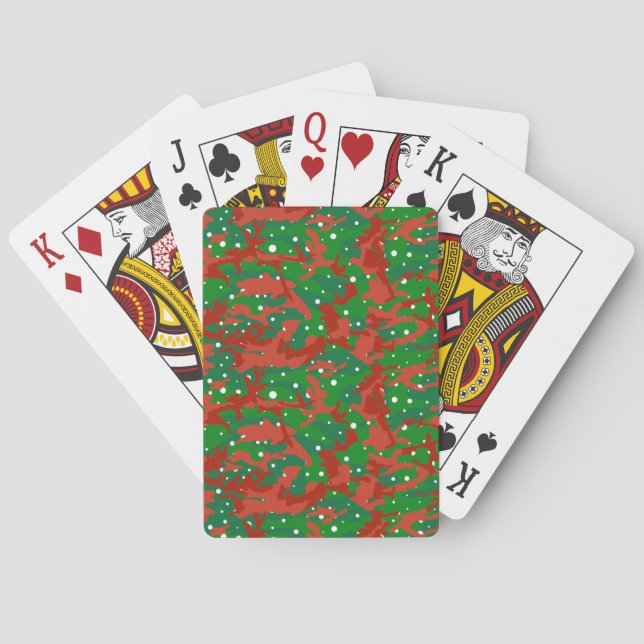 Jeu De Cartes Camouflage Haus De Camo Xmas (dos)