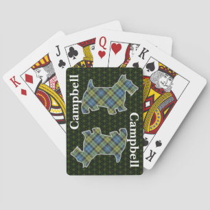 Jeu De Cartes Campbell Family Tartan Scottish Terrier Edition