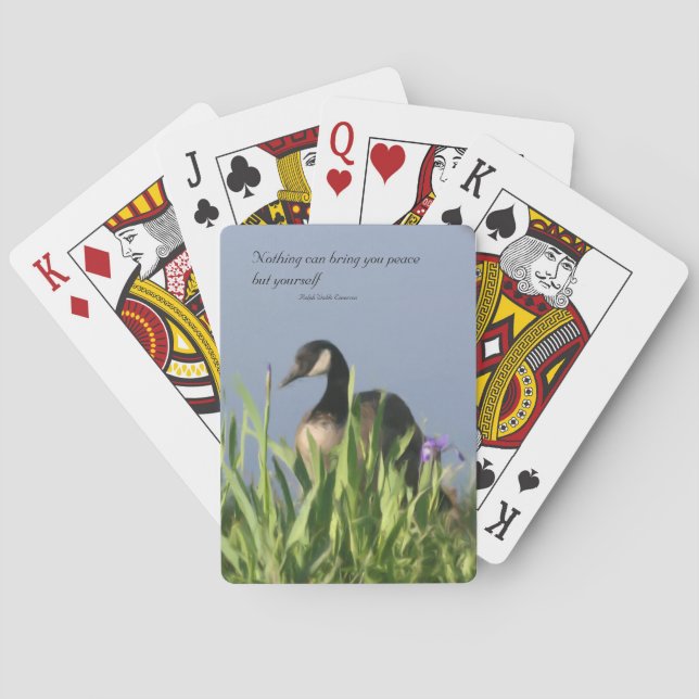 Jeu De Cartes Canada Goose Inner Peace Citation Inspirante (dos)