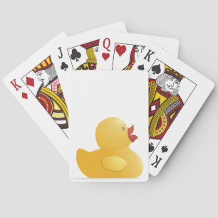 Jeu De Cartes Canard en caoutchouc jaune