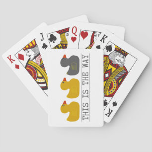 Jeu De Cartes Canard noir gris canard du Minnesota - C'est comme