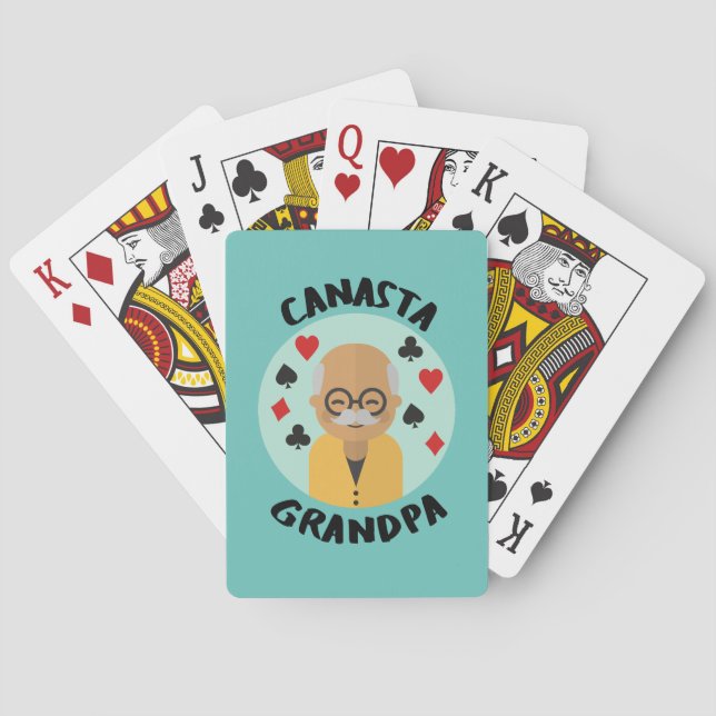 Jeu De Cartes Canasta drôle (dos)