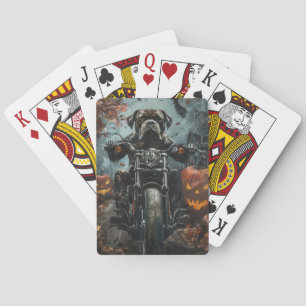 Jeu De Cartes Cane Corso équitation Moto Halloween Effrayant