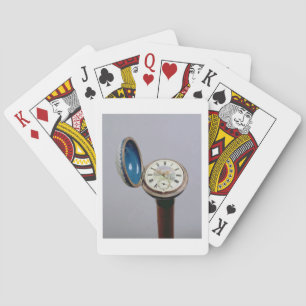 Jeu De Cartes Canne gadget de montre (émail cloisonné)