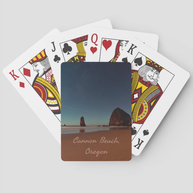 Jeu De Cartes Cannon Beach Oregon Haystack Rock (dos)