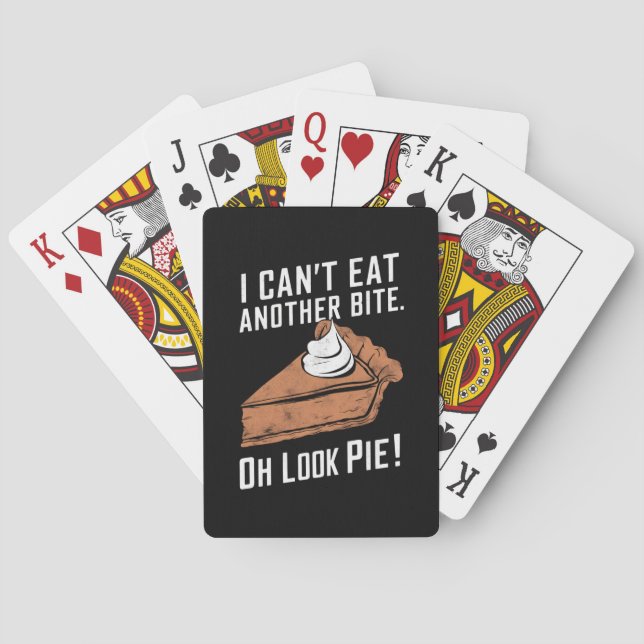Jeu De Cartes Can't Eat Another Bite Oh Look Pie Thanksgiving (dos)
