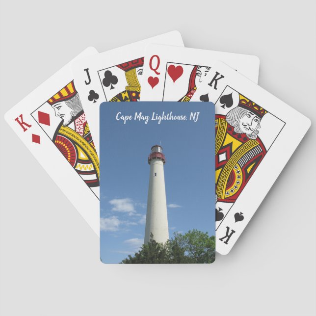 Jeu De Cartes Cape May Lighthouse NJ East Coast (dos)