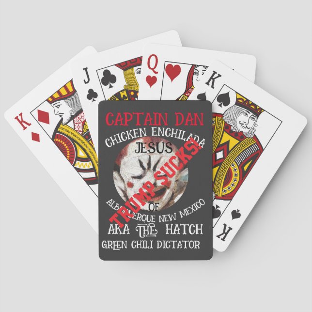 Jeu De Cartes Capitaine Trmp DAN POULET ENCHILADA JESUS NM (dos)