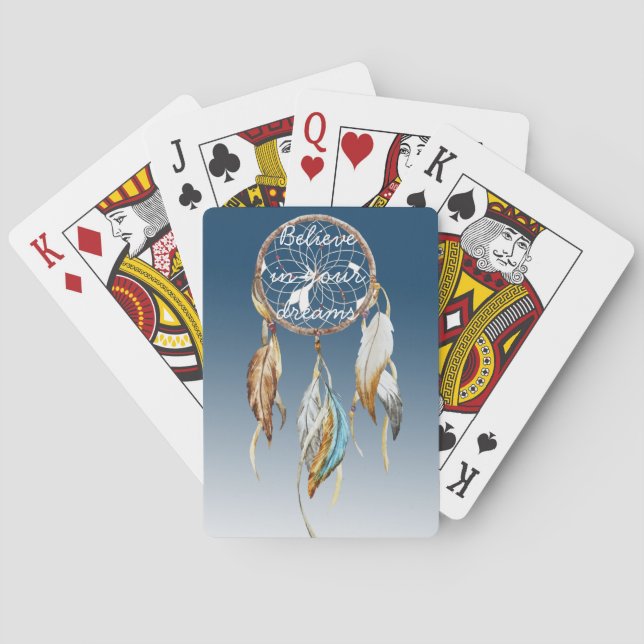 Jeu De Cartes Capteur Navy Blue Ombre Dream (dos)