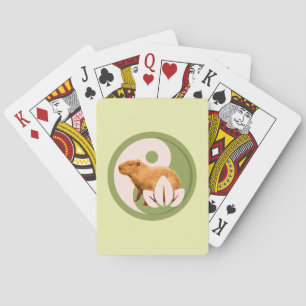 Jeu De Cartes Capybara Zen Yin Yang Nature Paisible