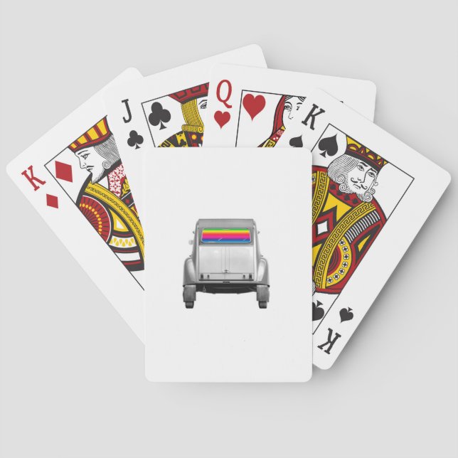 Jeu De Cartes Car + rainbow (dos)