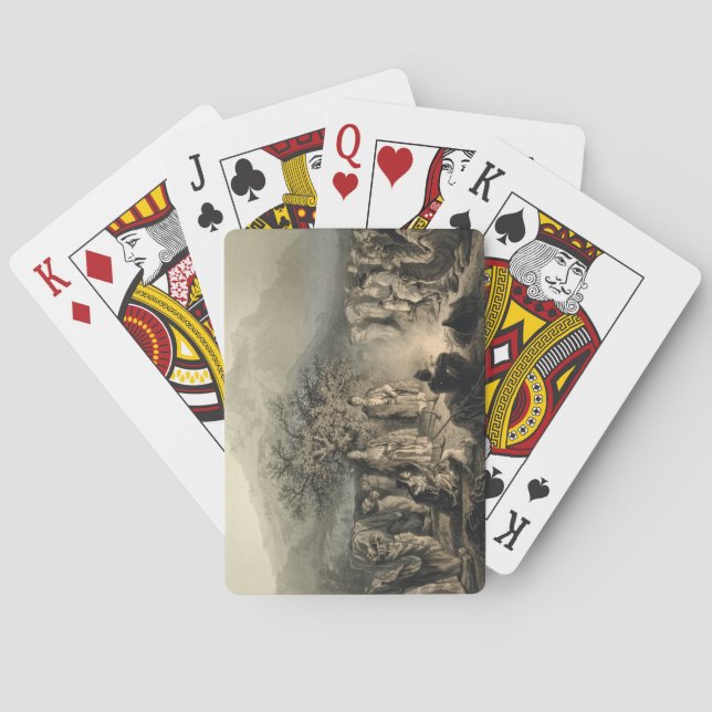 Jeu De Cartes Caravane des marchands arméniens, Transcaucasia, p (dos)