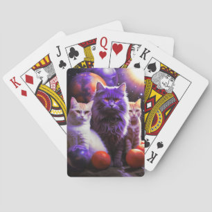 Jeu De Cartes Card Poker pour Amoureux de les chats