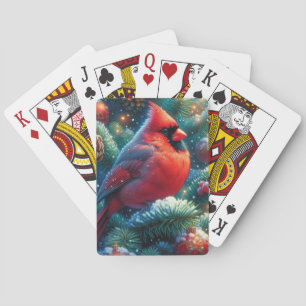 Jeu De Cartes Cardinal de Noël/hiver