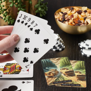 Jeu De Cartes Caresser dans le temps Monogramme enfants Vieux je