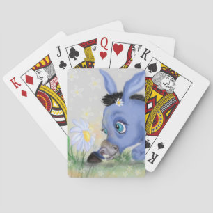 Jeu De Cartes Caricature de cartes de jeu Little Donkey et Daisy