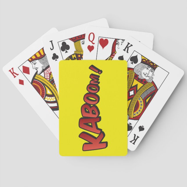 Jeu De Cartes Caricature Kaboom ! Splat (dos)