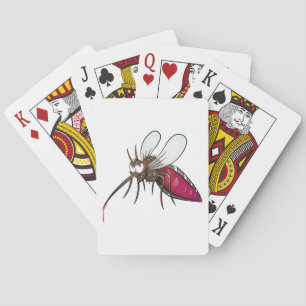 Jeu De Cartes Caricature moustique