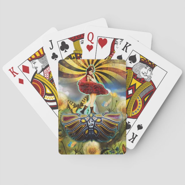 Jeu De Cartes Carnival Pont Fée Vélos Places (dos)