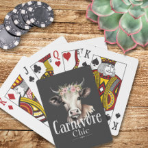 Carnivore Chic Cute Pastel Vache Florale