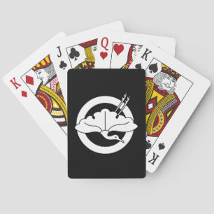 Jeu De Cartes Carré avec la grue ginkgo Bicycle carte