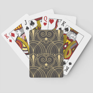 Jeu De Cartes Carreaux géométriques Art Déco Luxe.