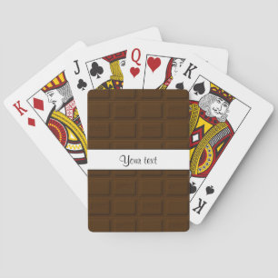 Jeu De Cartes Carrés délicieux de chocolat