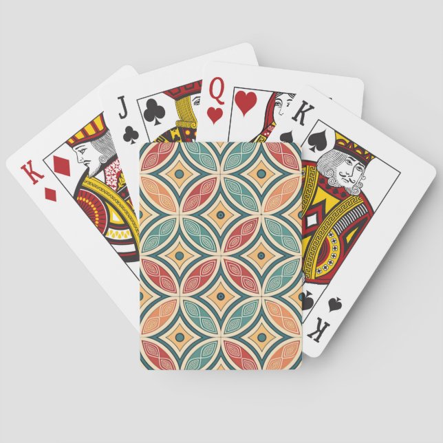 Jeu De Cartes Cartas de poker, colorida, sencilla (dos)