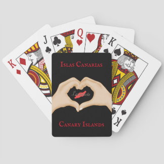 Jeu De Cartes Cartas de póquer clásicas I love Lanzarote