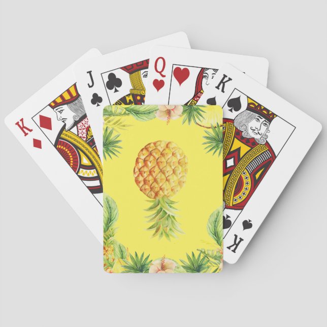 Jeu De Cartes Carte à jouer à l'ananas (dos)