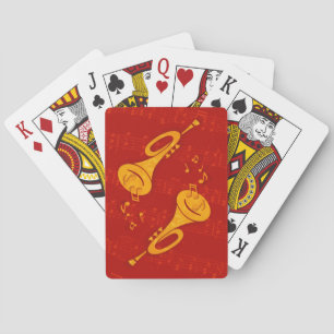 Jeu De Cartes Carte à jouer aux instruments à bande de cuivre