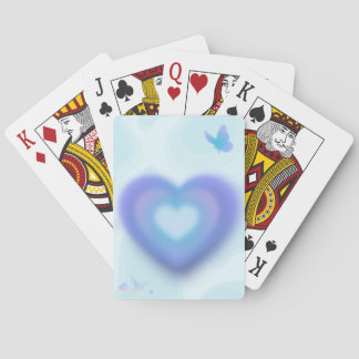 Jeu De Cartes 🩵 Carte à jouer Cœur de rêve bleu 💙✨