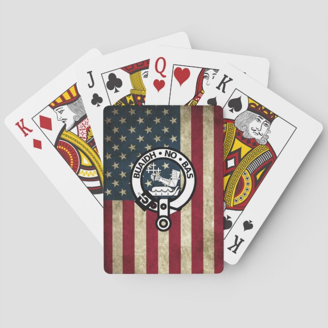 Jeu De Cartes Carte American MacDougall (dos)