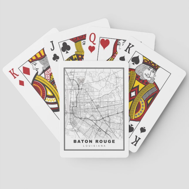 Jeu De Cartes Carte Baton Rouge (dos)