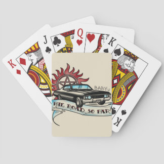 Jeu De Cartes Carte da poker Impala del 67 nera